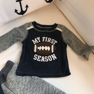 Mud Pie My First Season Football Set 0-3 months